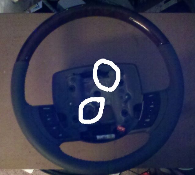 2006 CVPI steering wheel removal for clockspring Body and Interior